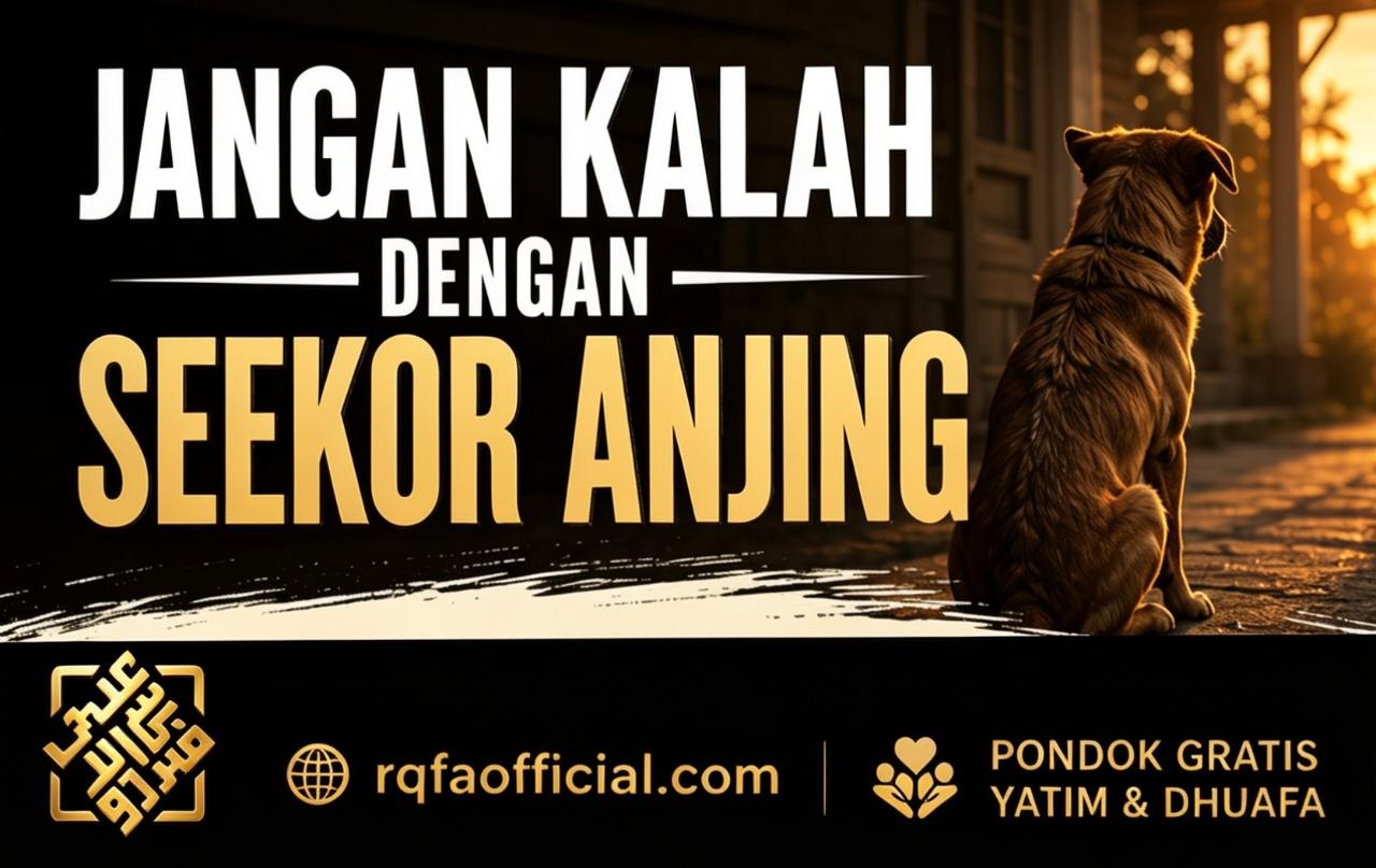 JANGAN KALAH DENGAN SEEKOR ANJING