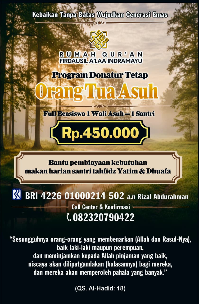 Program Donatur Tetap Orang Tua Asuh